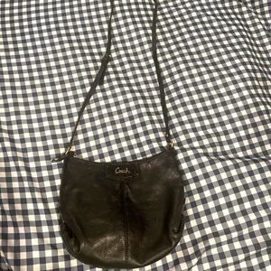 Black coach crossbody bag
